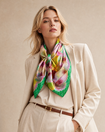 Le Jet d'Eau – Silk Scarf