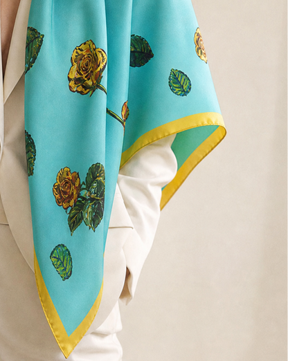 A Flower Apart – Silk Scarf