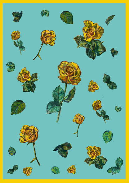 A Flower Apart – Silk Scarf