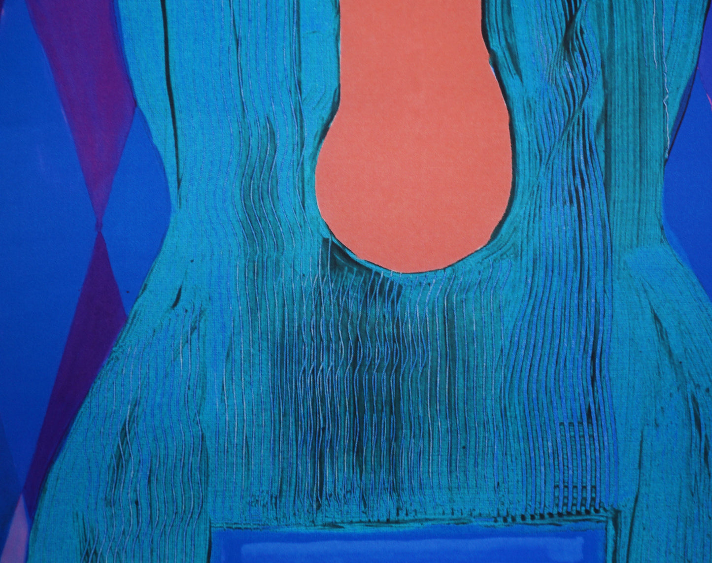 Blue Guitar – Silk Scarf