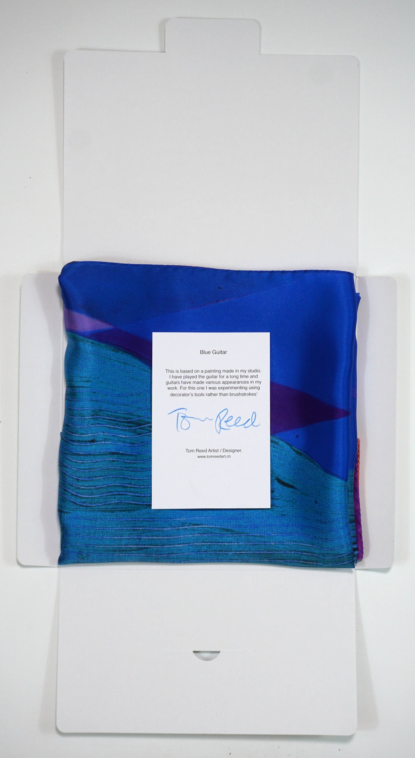 Blue Guitar – Silk Scarf