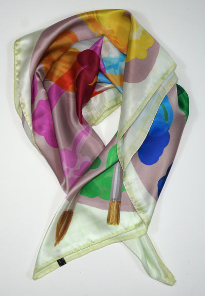 Artist's Palette – Silk Scarf