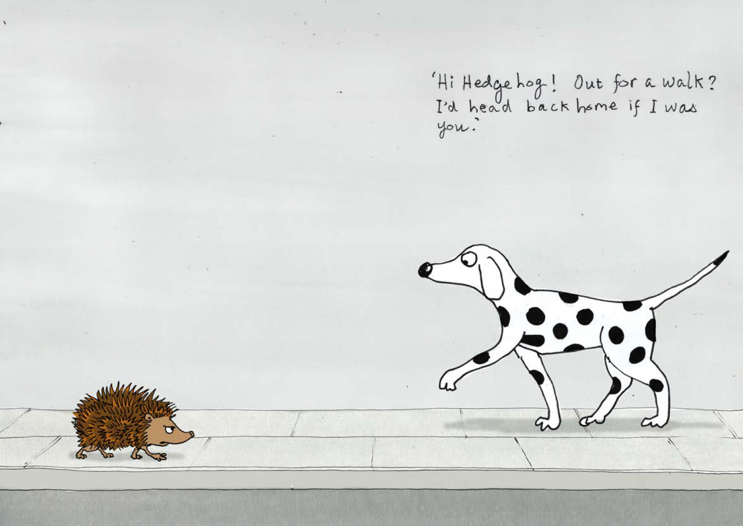 Hedgehog Goes for a Walk