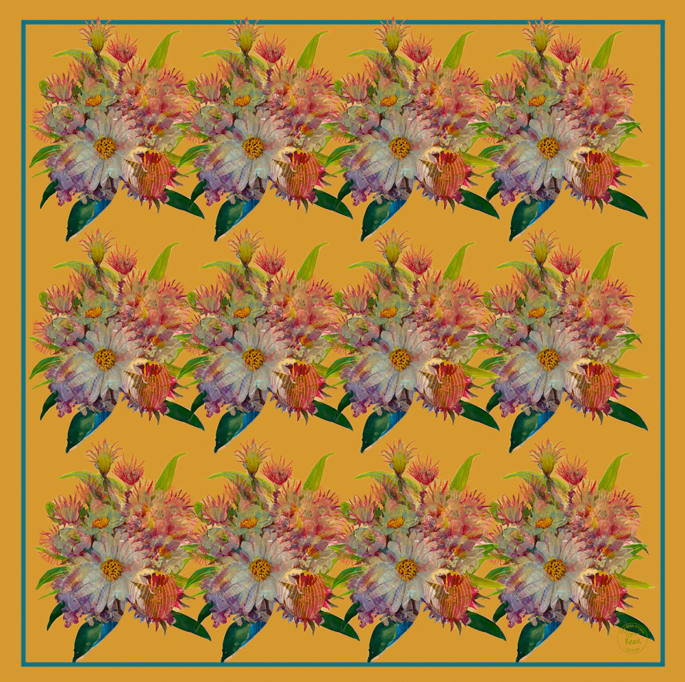 La Musique | Orange – Silk Scarf