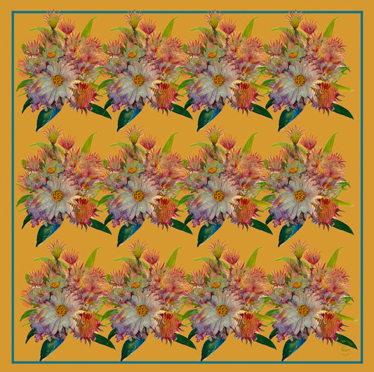 La Musique | Orange – Silk Scarf