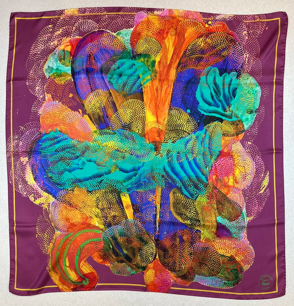 Vesuvius Silk Scarf