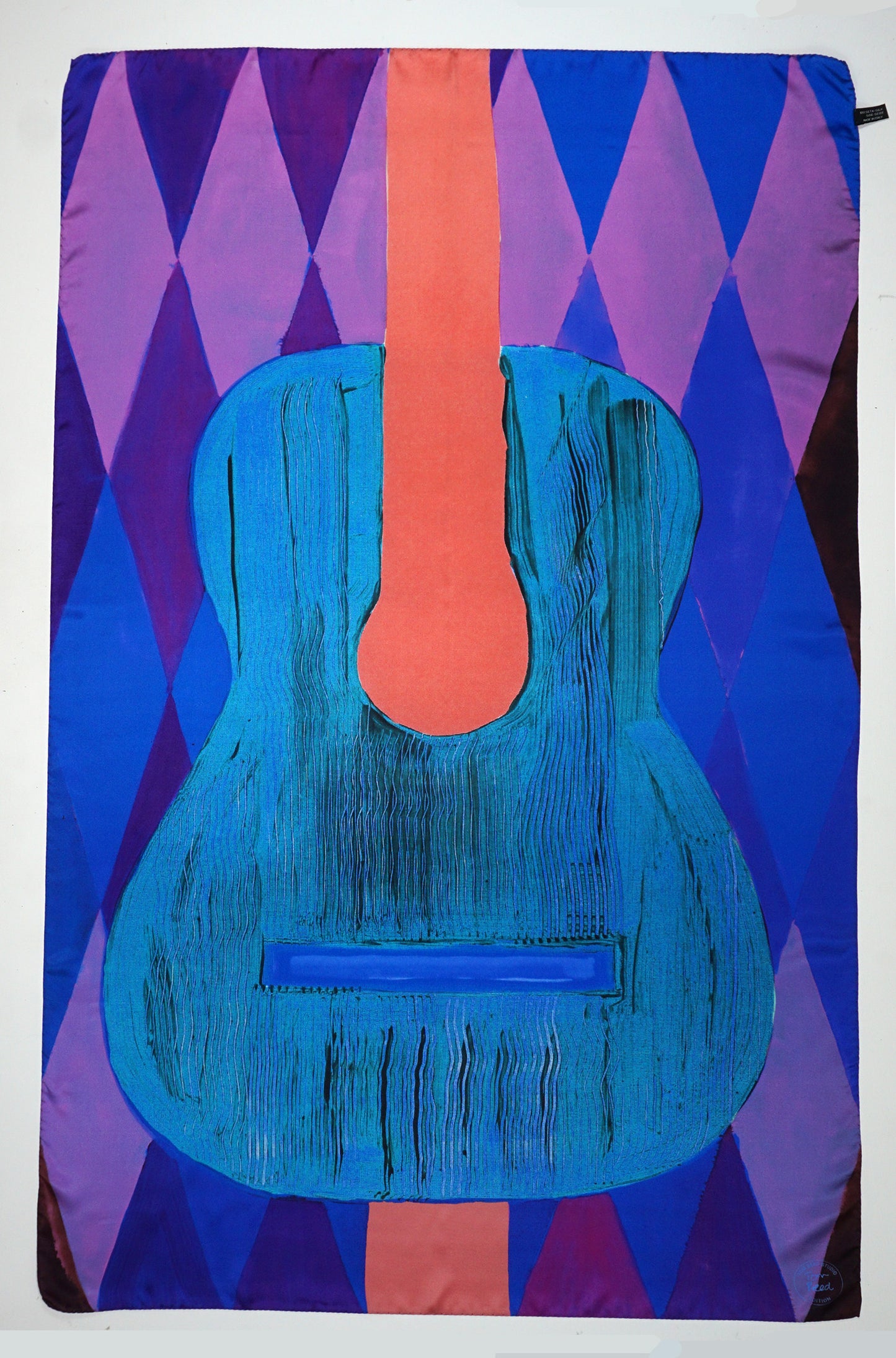Blue Guitar – Silk Scarf