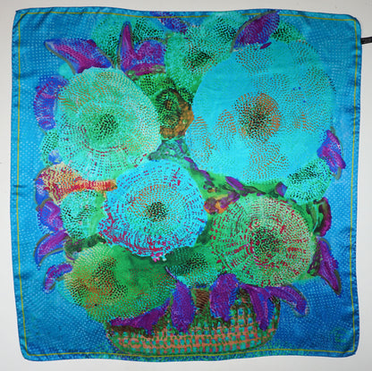 La Musique | Blue – Silk Scarf