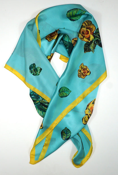 A Flower Apart – Silk Scarf