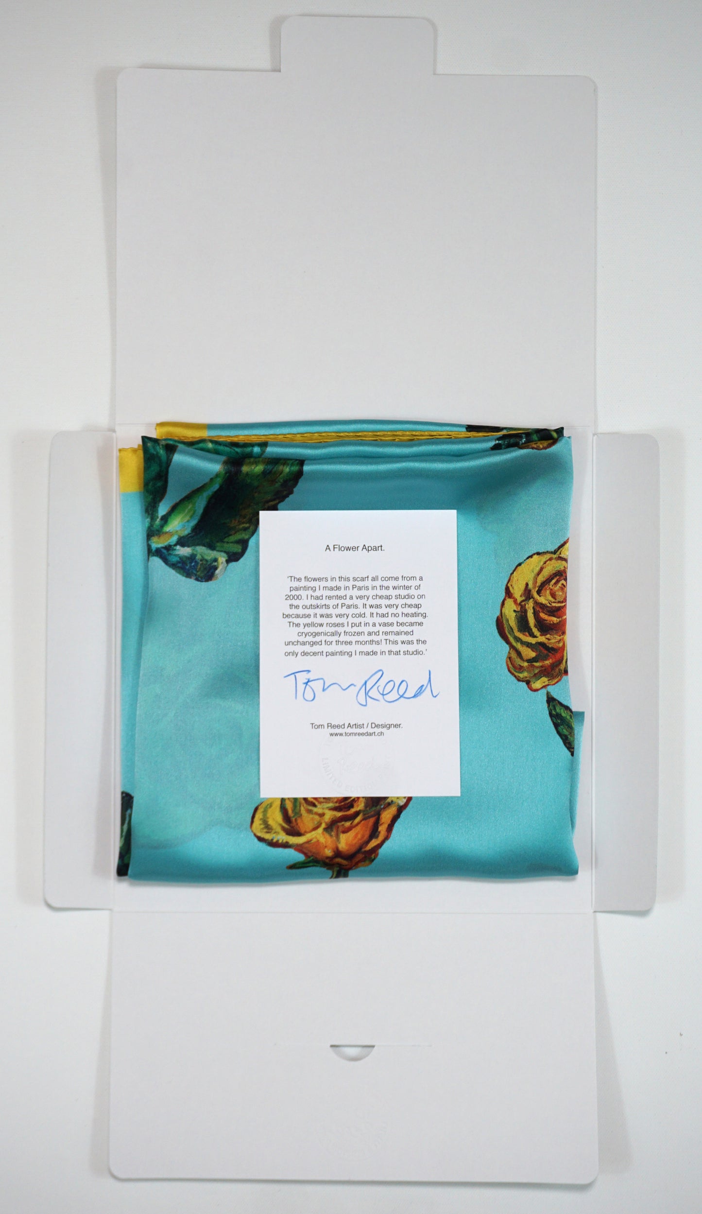 A Flower Apart – Silk Scarf
