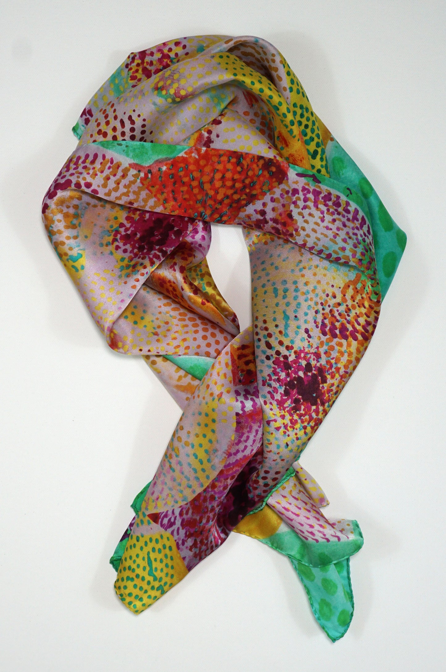 Le Jet d'Eau – Silk Scarf