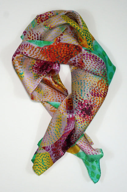 Le Jet d'Eau – Silk Scarf